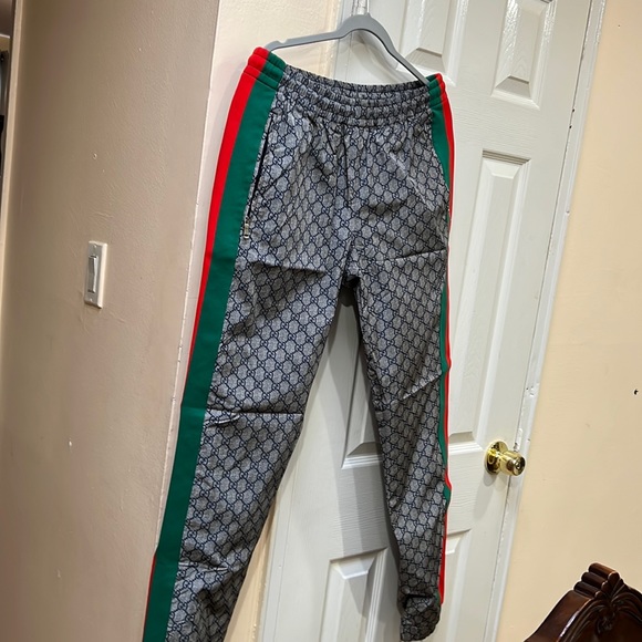 Gucci Other - New Men's GUCCI "Signature" GG Jogger with side Web XL
